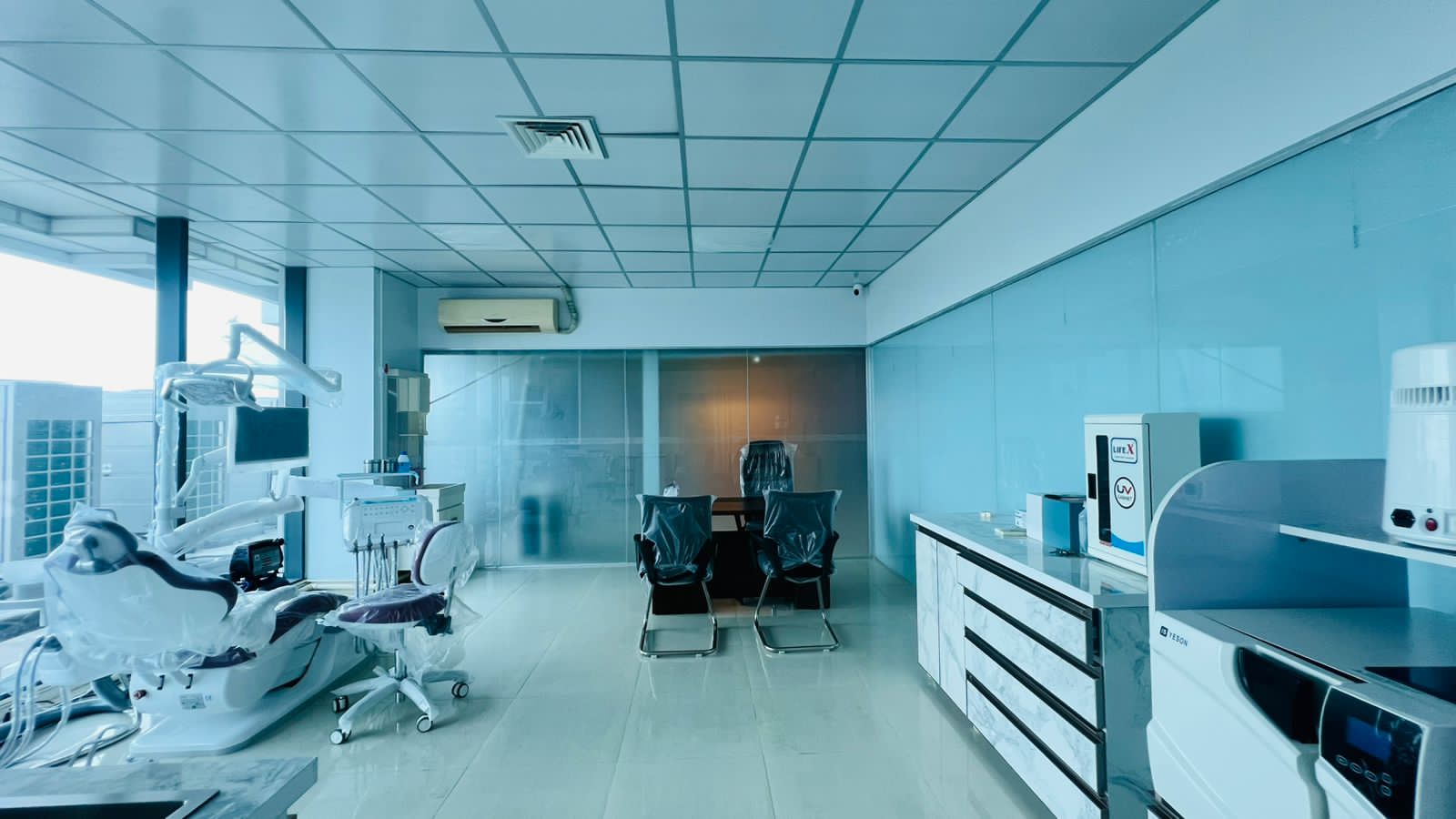 The treatment room at Nova Dental Care